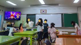선택형교육(방과후) 활동모습(영어놀이)